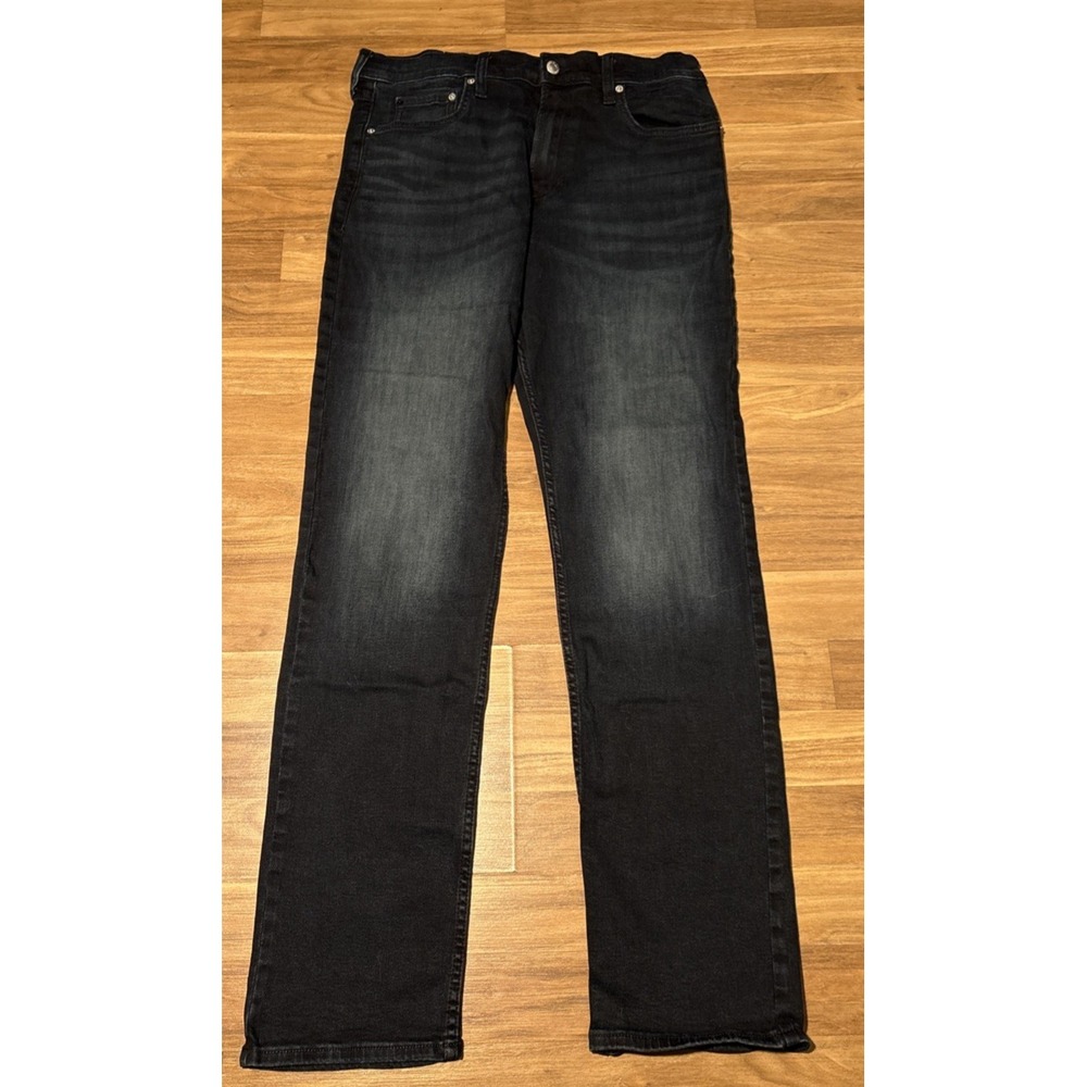 Calvin Klein Jeans CKJ 035 Straight Leg Dark Wash Blue Denim Mens 32x32